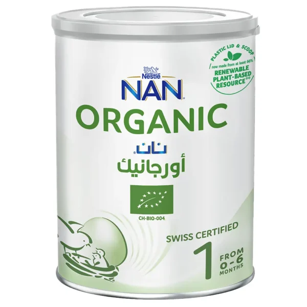 ⁦نان أورجانيك المرحلة 1 - تركيبة عضويّة لتغذية الرضع (380 جم)⁩ - الصورة ⁦1⁩