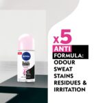⁦نيفيا رول أون انفيسيبل بلاك & وايت - حماية تدوم 48 ساعة⁩ - الصورة ⁦4⁩