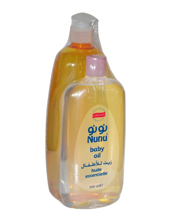 ⁦نونو عبوة توفير شامبو 800 مل + زيت أطفال 500 مل⁩ - الصورة ⁦2⁩
