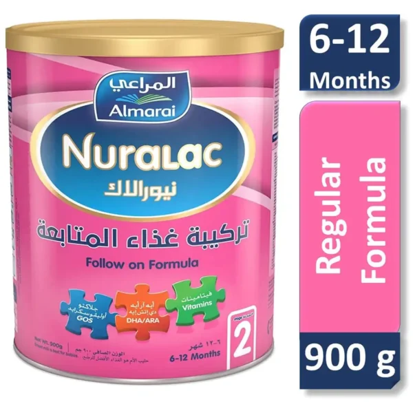 ⁦نيورالاك حليب أطفال رقم 2 - 900 جم: التغذية المتكاملة لنمو صحي⁩ - الصورة ⁦1⁩