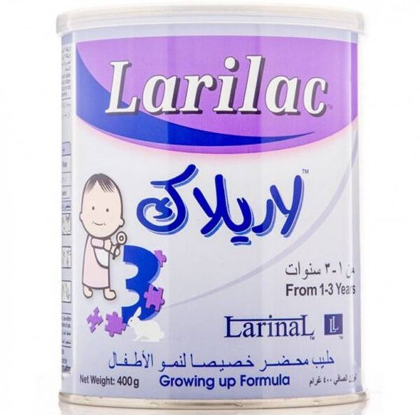 ⁦لاريلاك حليب أطفال 3 400 جم حليب نمو ممتاز⁩ - الصورة ⁦1⁩