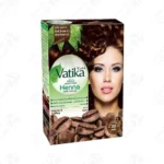 فاتيكا حناء بني غامق 60 جرام صبغة شعر طبيعية للنساء