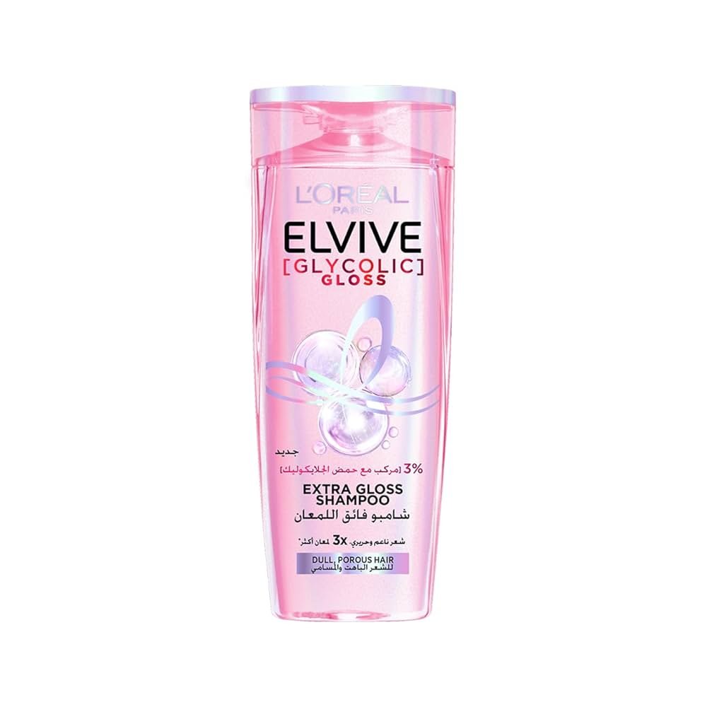 jjh لوريال الفيف جليكوليك جلاس شامبو للشعر الباهت 400 مل - الصورة 1