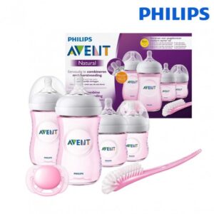 Philips Avent قسام حليب وردي 125 مل كوب تعليمي
