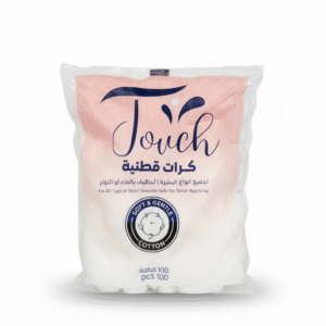 تاتش كرات قطن ناعمة 100 قطعة